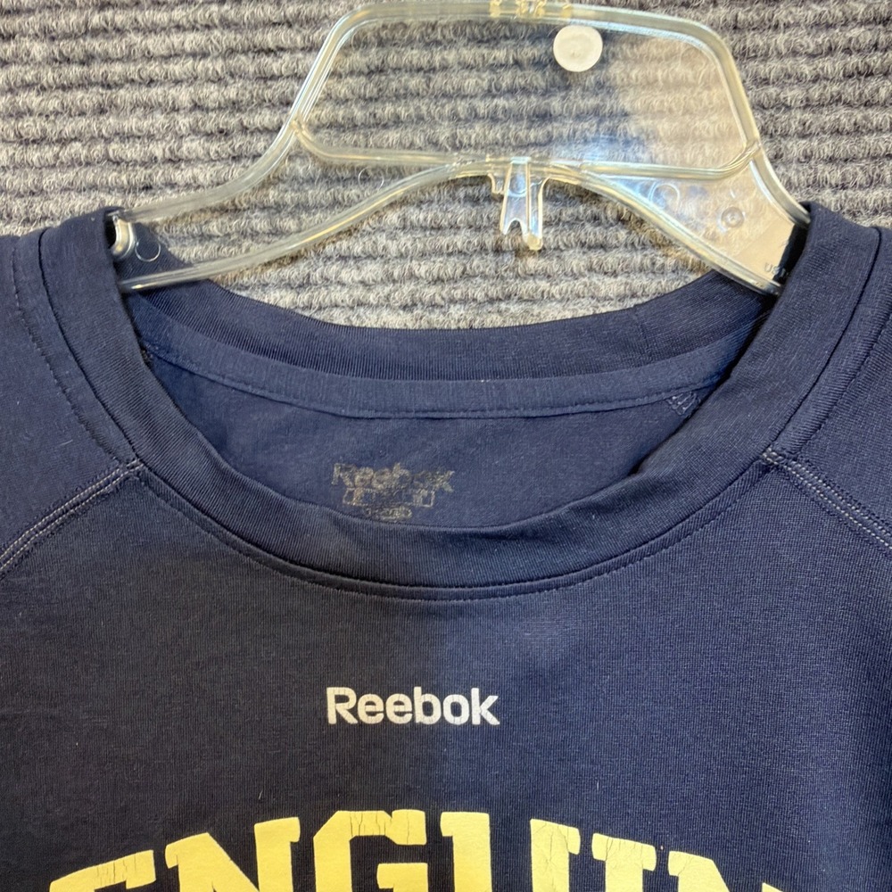 Pittsburgh Penguins Winter Classic Shirt Mens XL Blue NHL Hockey ReebokSpeedwick - Picture 7 of 12
